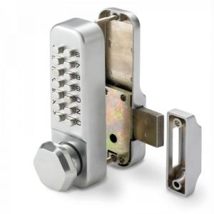 Securefast SBL340.S Traditional Code Push Button Mechanical Digital Lock with Knob & Deadbolt-electriclock.net
