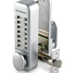 Securefast SBL315.S Easy Code Push Button Mechanical Digital Lock with Knob & Holdback-electriclock.net
