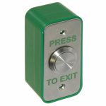 AEB2 Exit Button(Flush)& AEB25 Narrow Style C/W Surface Box "PRESS TO EXIT"-electriclock.net